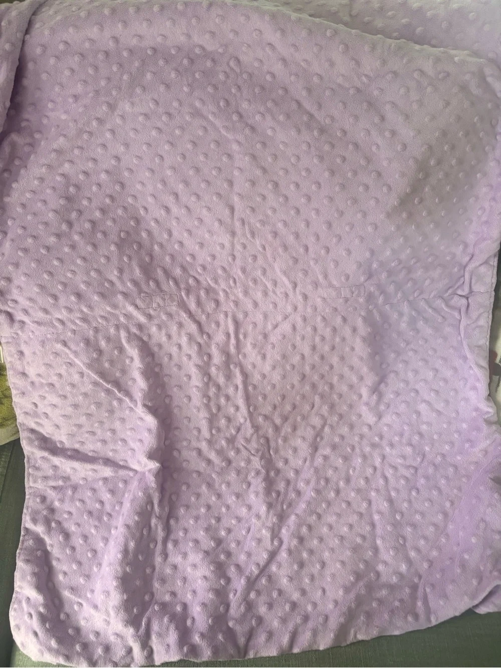 Canopy Gray and White Floral Infant Car Seat Cover with Lavender Trim